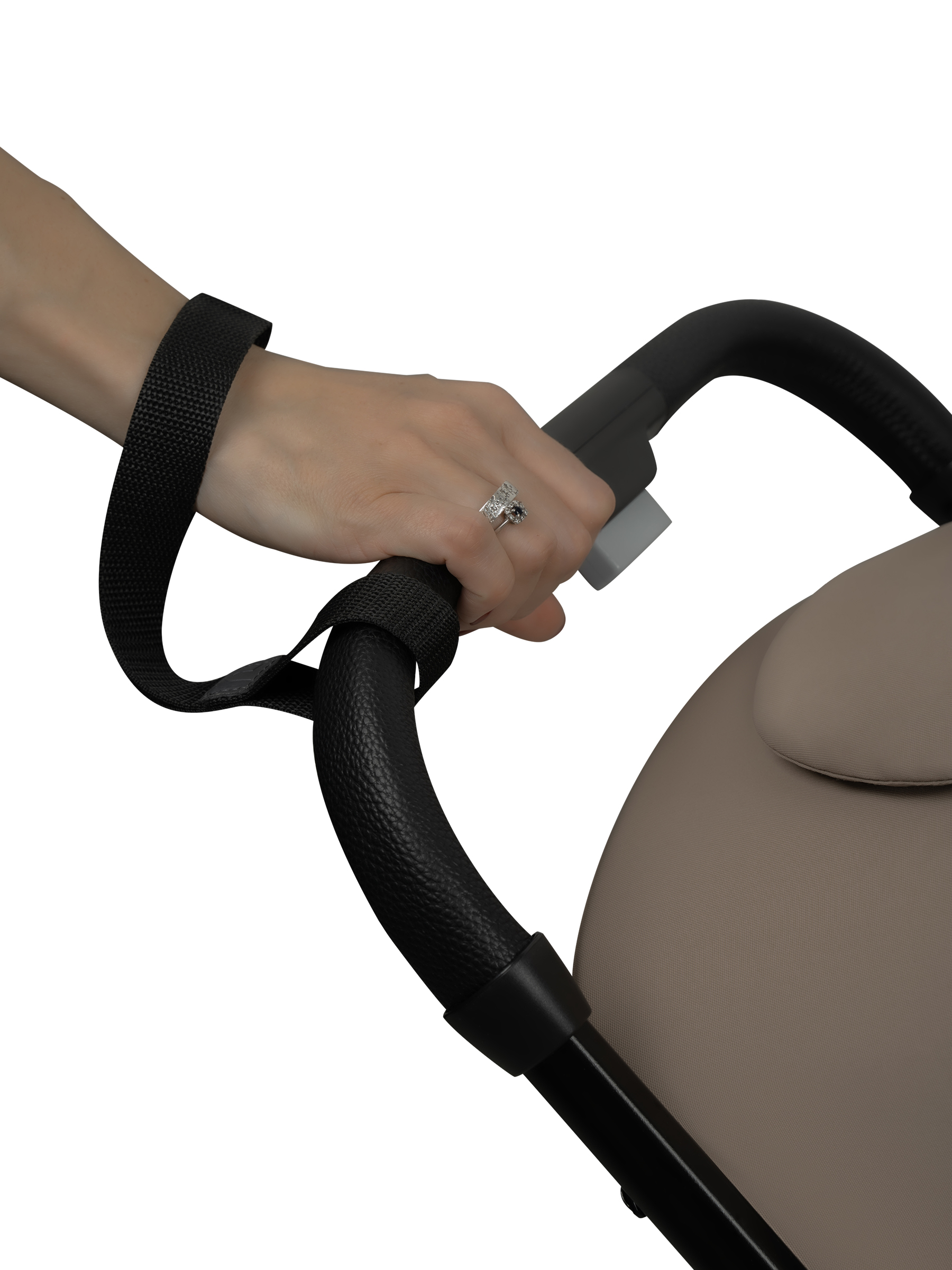 Коляска прогулочная JOVOLA Skill бежевый - фото 26