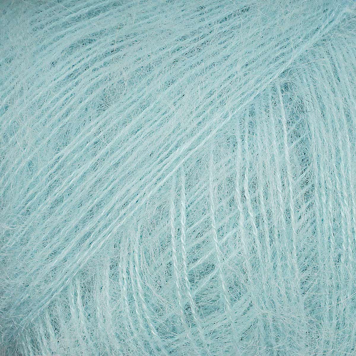 Пряжа Astra Premium Мохер Mohair полушерстяная с ворсом 25 г 190 м 36 голубая бирюза 4 мотка - фото 7
