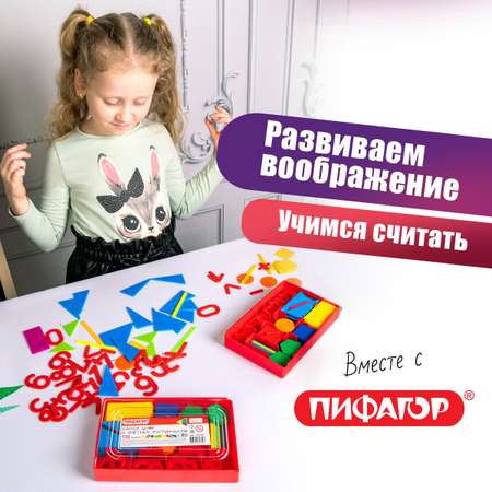 Обучающий набор Пифагор Счетный материал 132 элемента
