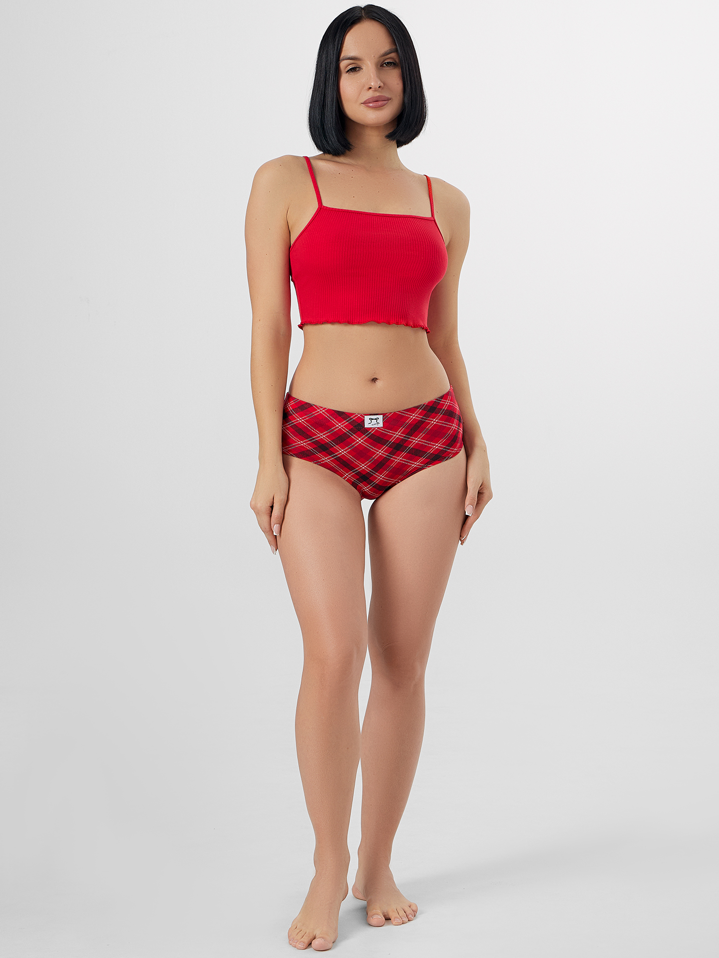 Трусы 3 шт Mark Formelle (Марк Формэль) 412607-3/красная клетка - фото 7