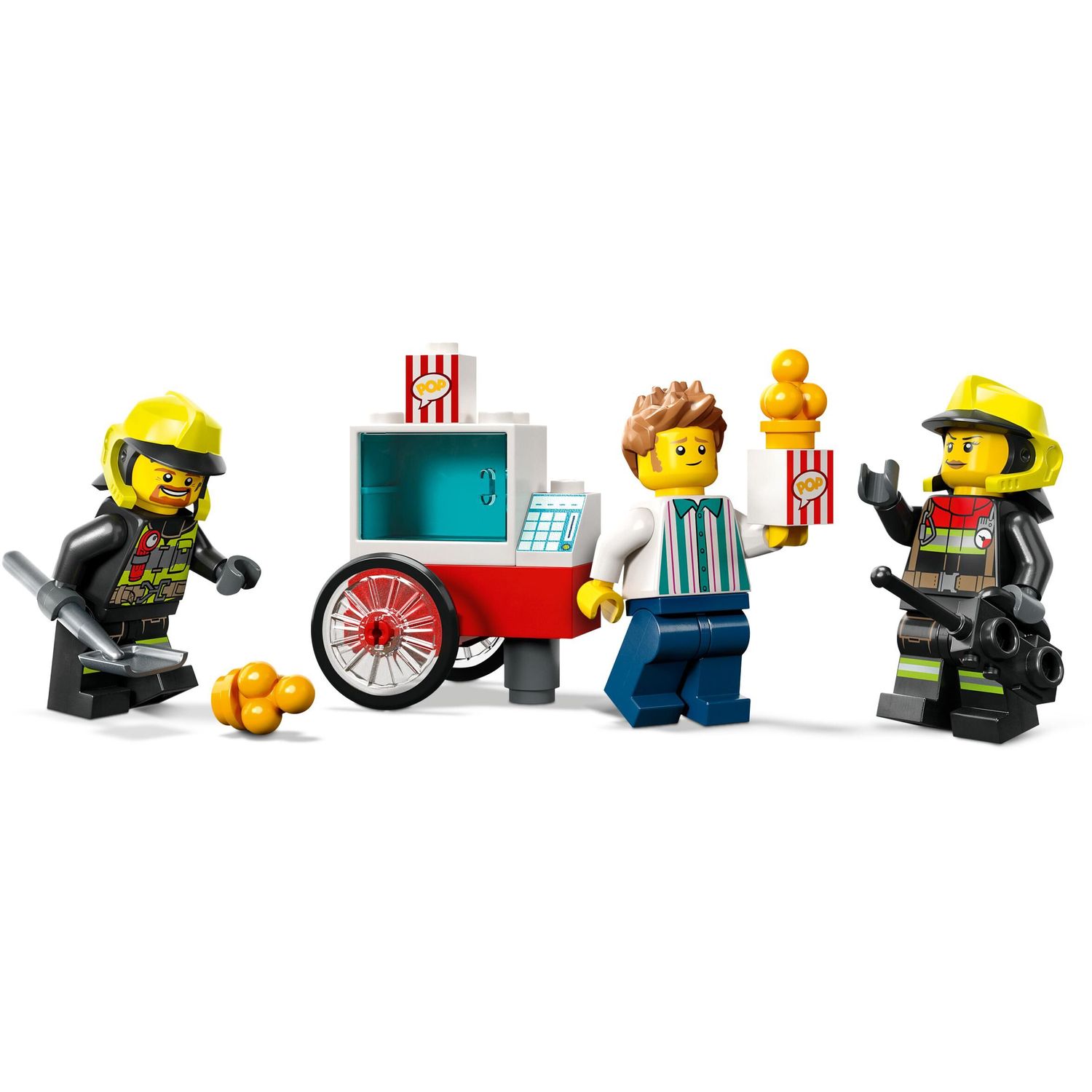 Конструктор LEGO City Пожарная часть и машина 153 дет. - фото 7