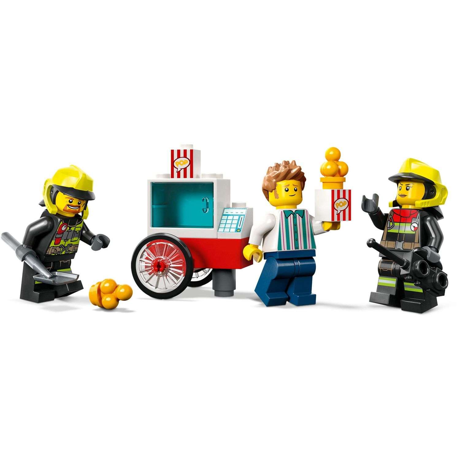 Конструктор LEGO City Пожарная часть и машина 153 дет. - фото 7