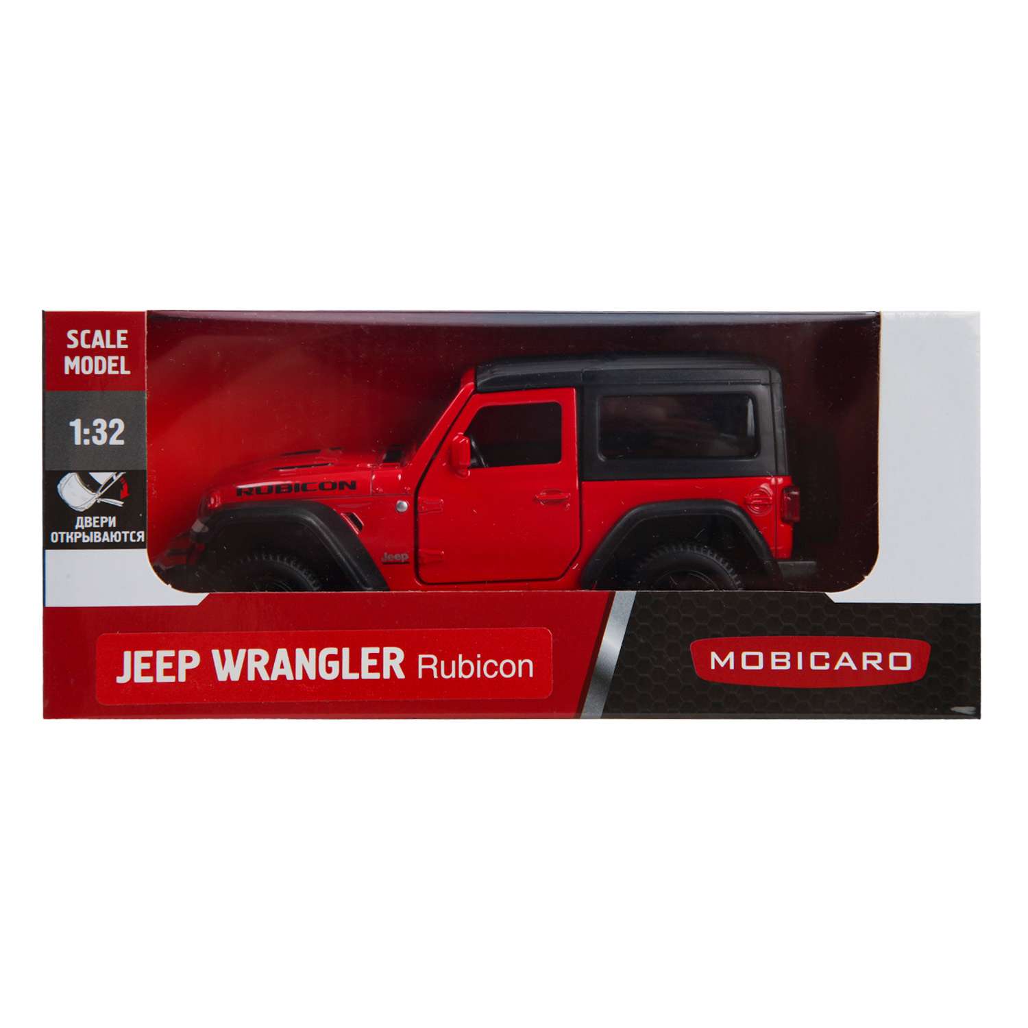 Автомобиль Mobicaro Jeep Rubicon Open Top 1:32 в ассортименте 544060(B) - фото 2
