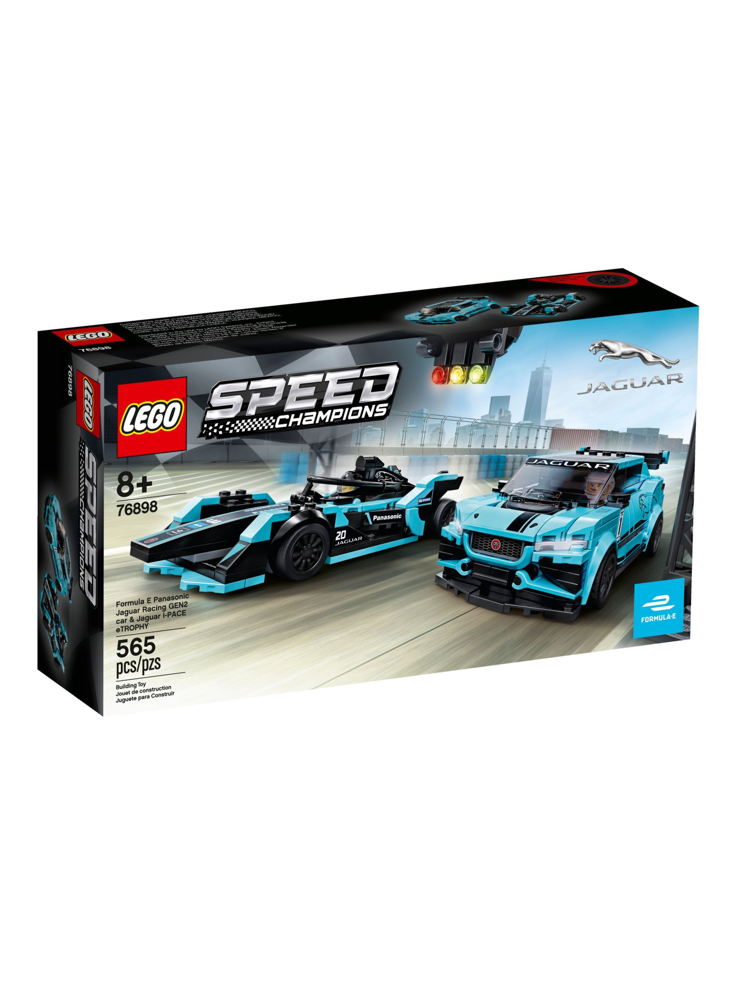 Конструктор LEGO Speed Champions Formula E Panasonic Jaguar 565 дет. - фото 1