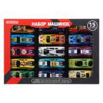 Автомобиль Игроленд набор из 15 штук металл