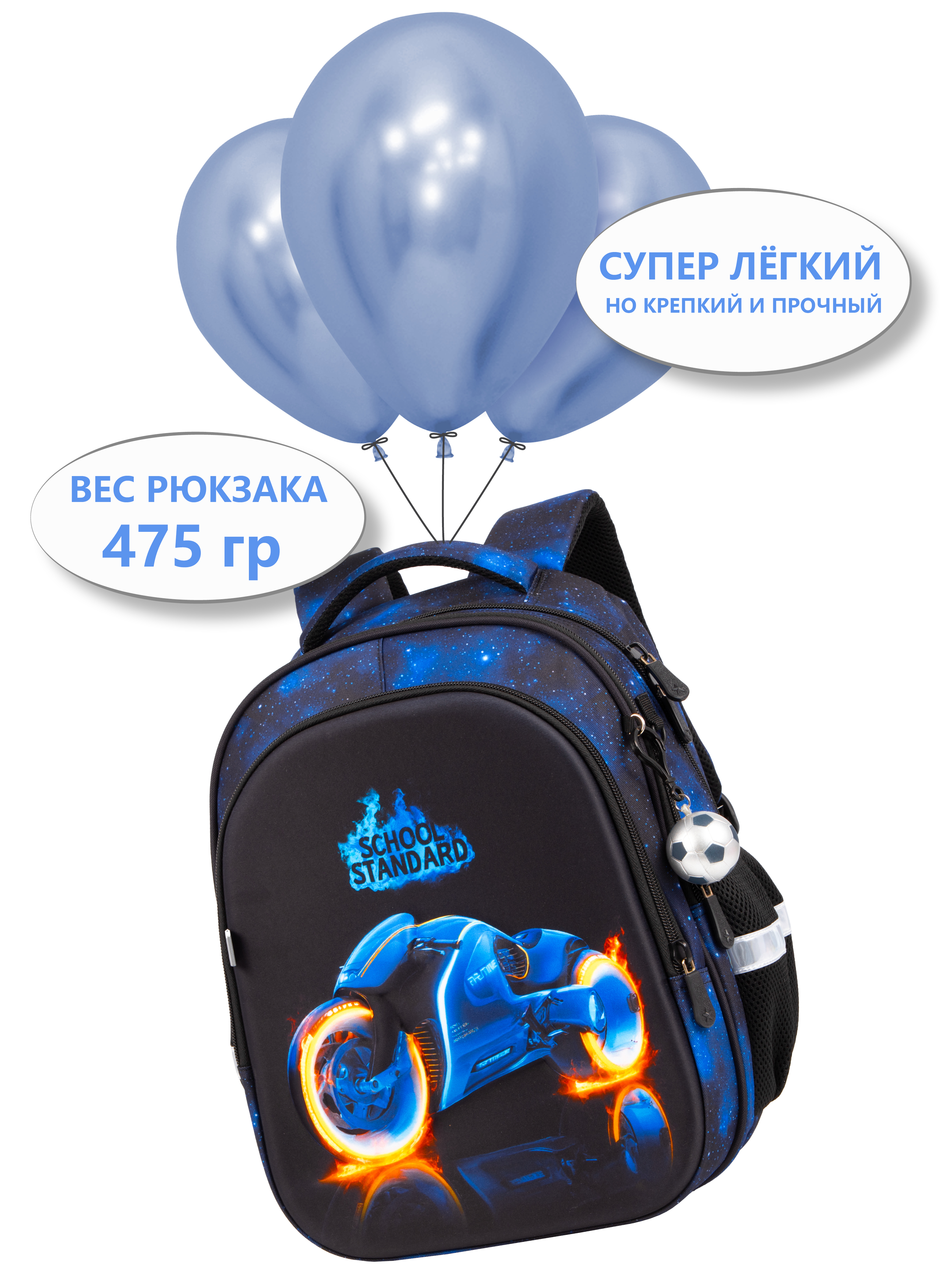 Рюкзак School Standard для мальчика набор 8 в 1 - фото 2