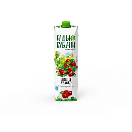 Нектар Сады Кубани яблочно-вишневый 1л