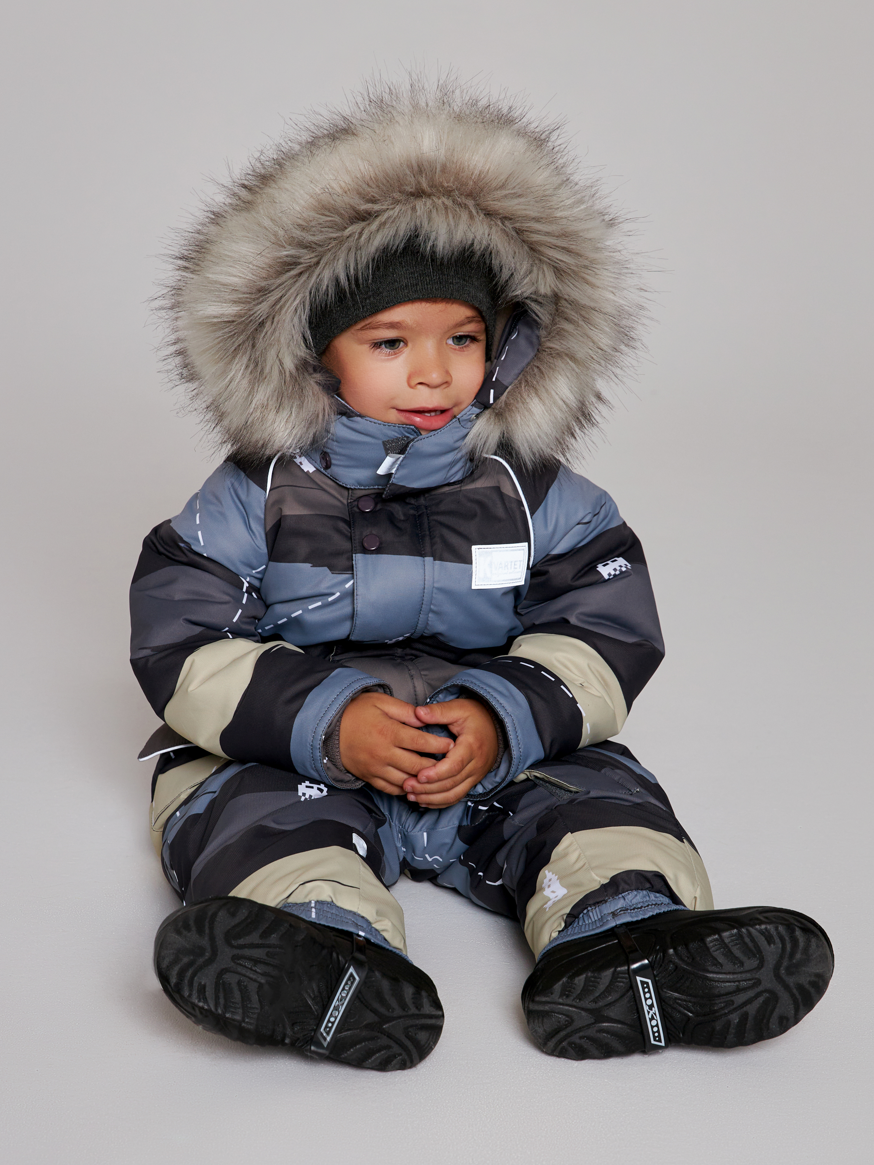 Комбинезон Kvartet 704 серый - фото 2