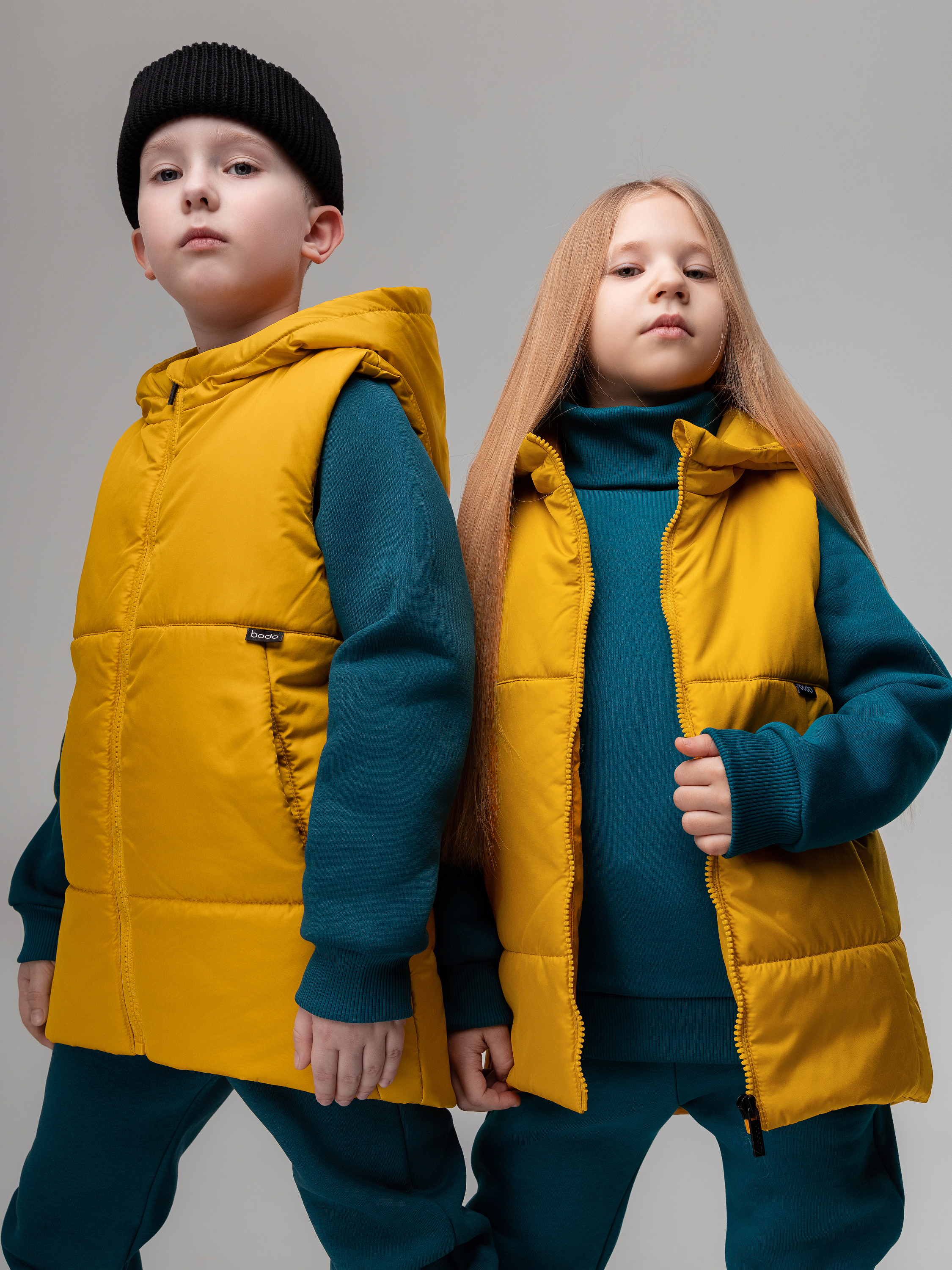 Жилет Bodo 14-68МU_горчичный - фото 3