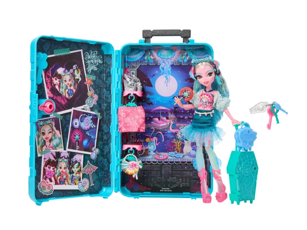 Кукла модельная Mattel Monster High Лагуна Блю с чемоданом высота 27,5 см JDR51 - фото 6