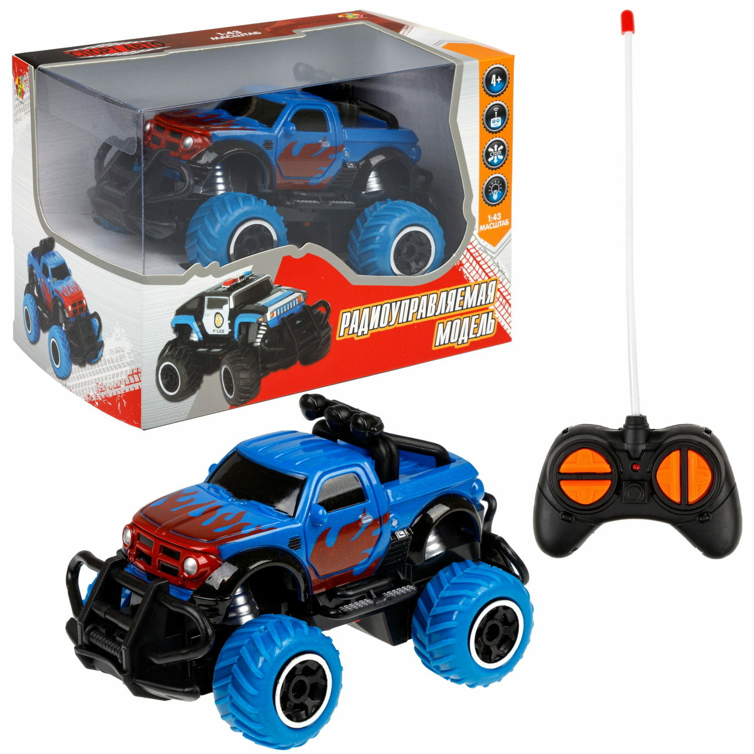 Автомобиль РУ №1TOY 1:43 в ассортименте - фото 2