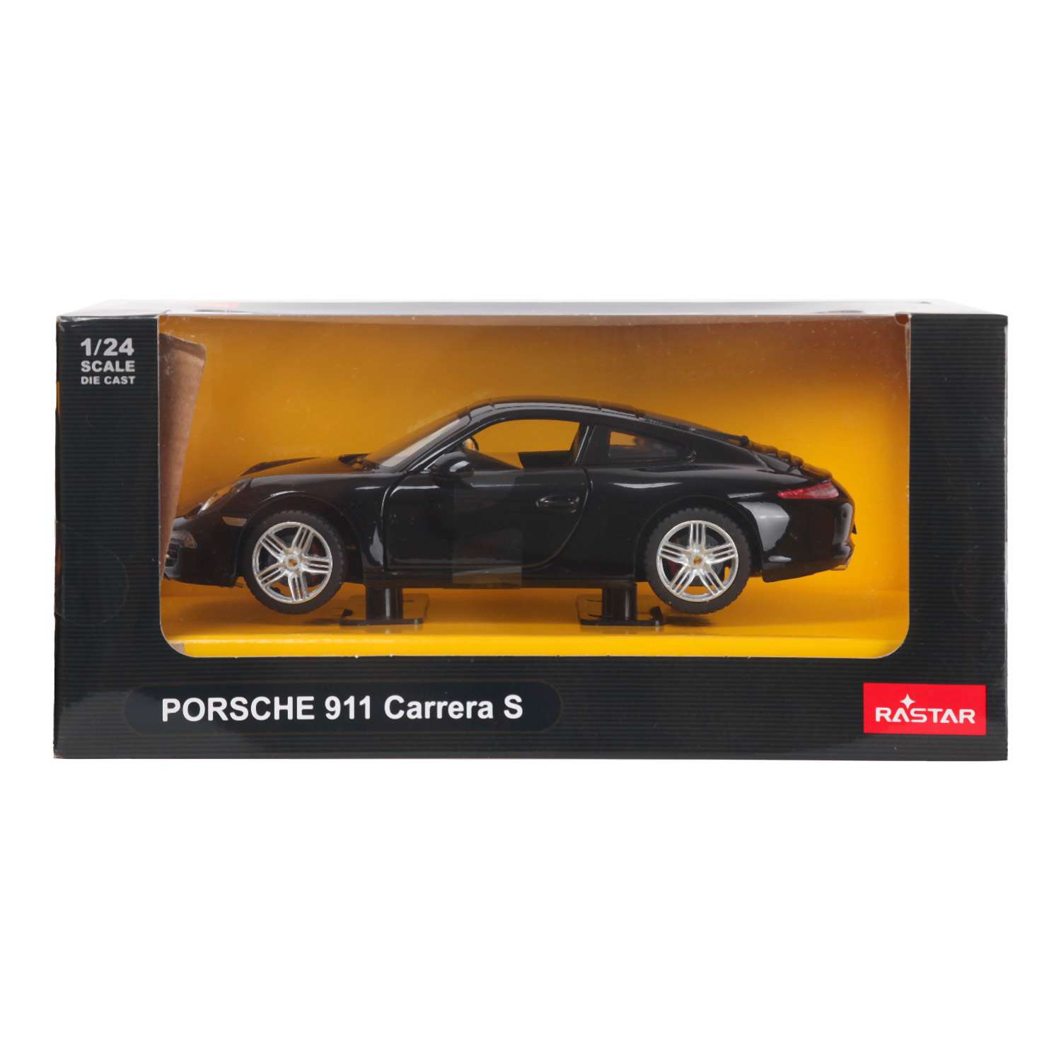 Автомобиль Rastar Porsche 1:24 черный 56200 - фото 2