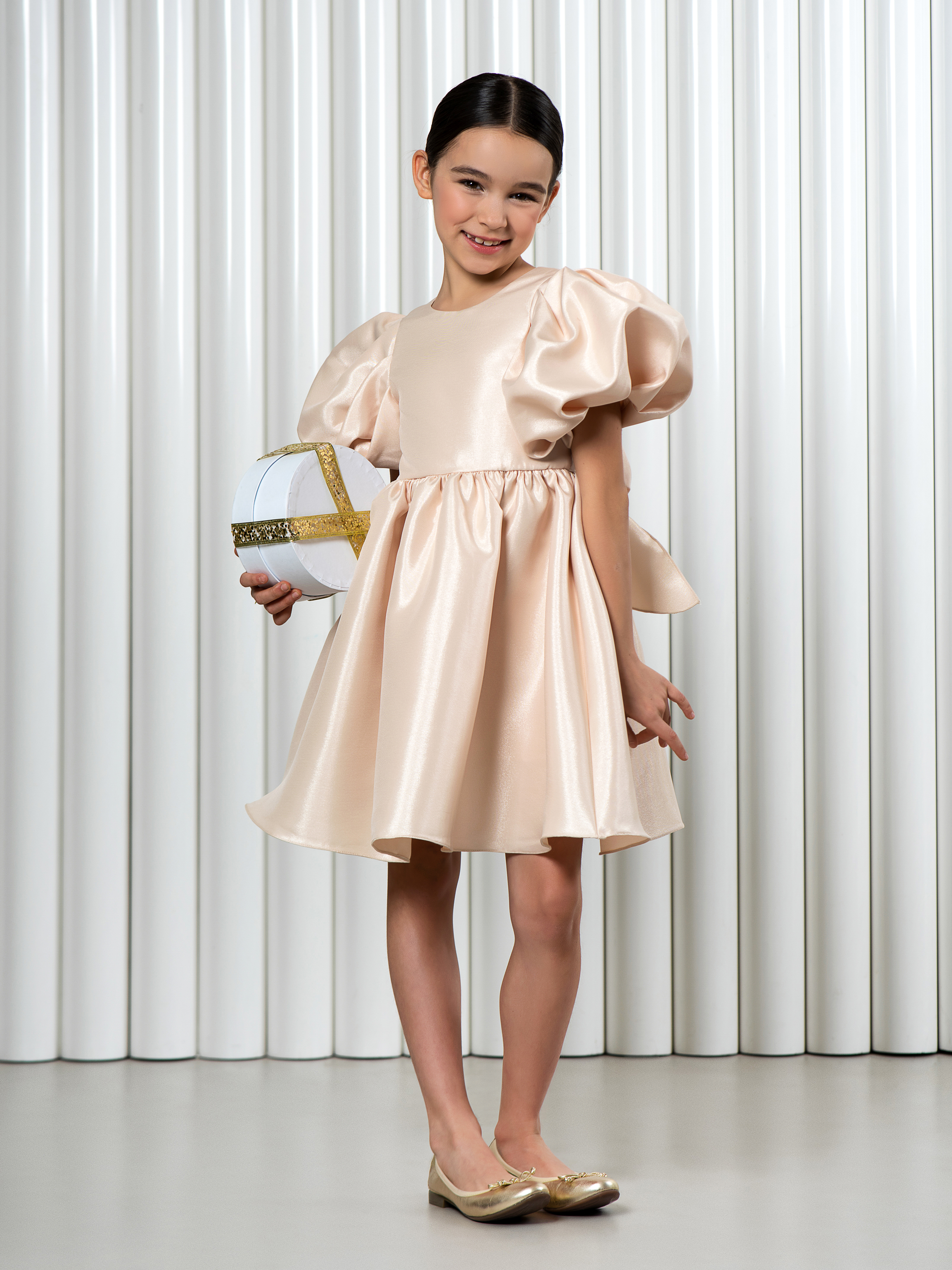 Платье LisaWeta D-143 золото - фото 5