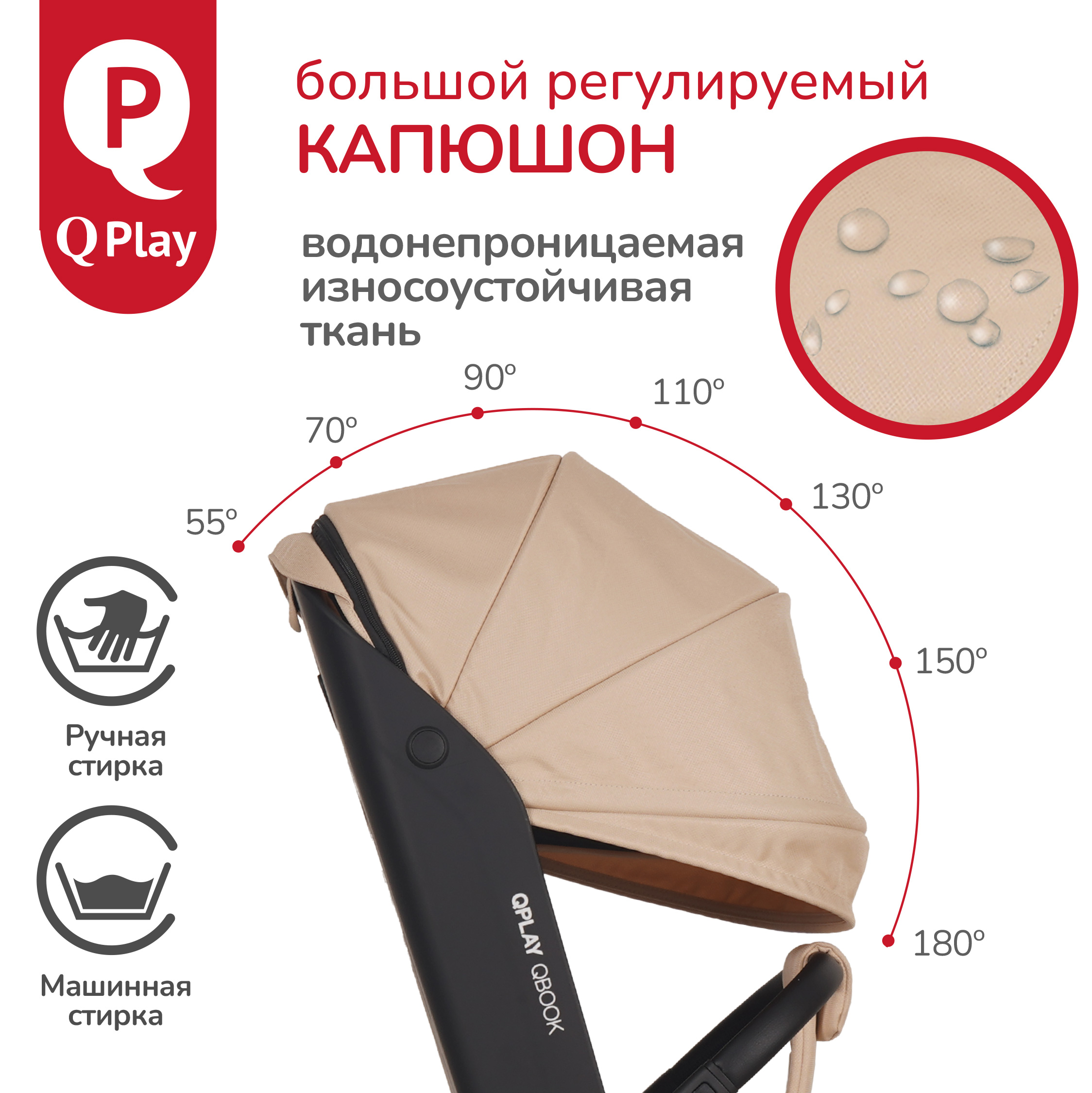 Коляска прогулочная QPLAY Qbook - фото 6