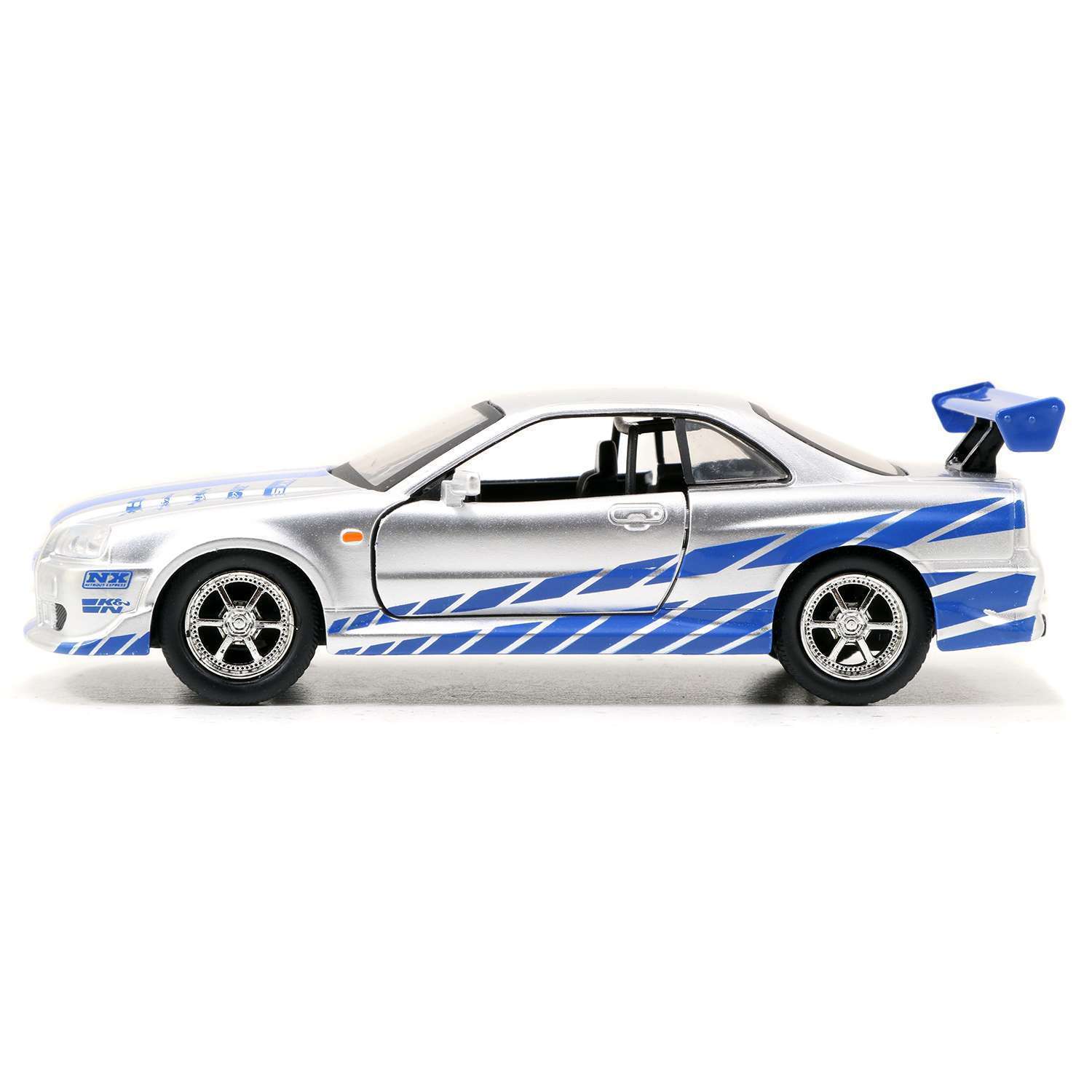 Автомобиль Jada Nissan Skyline GTR R34 1:32 ТоуR230 - фото 5