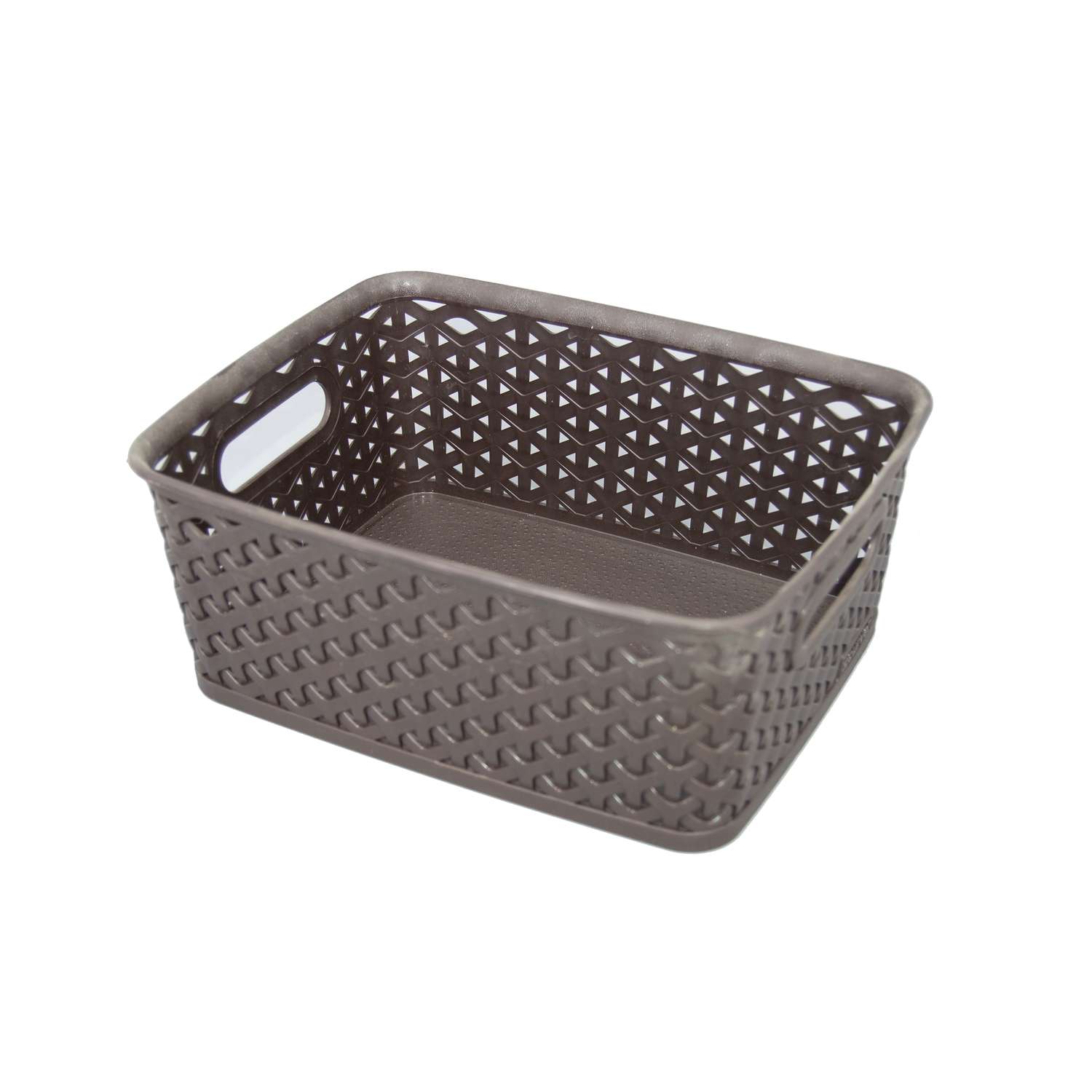 Корзина Архимед My Style с ручками темно-коричневая S 4л - фото 1