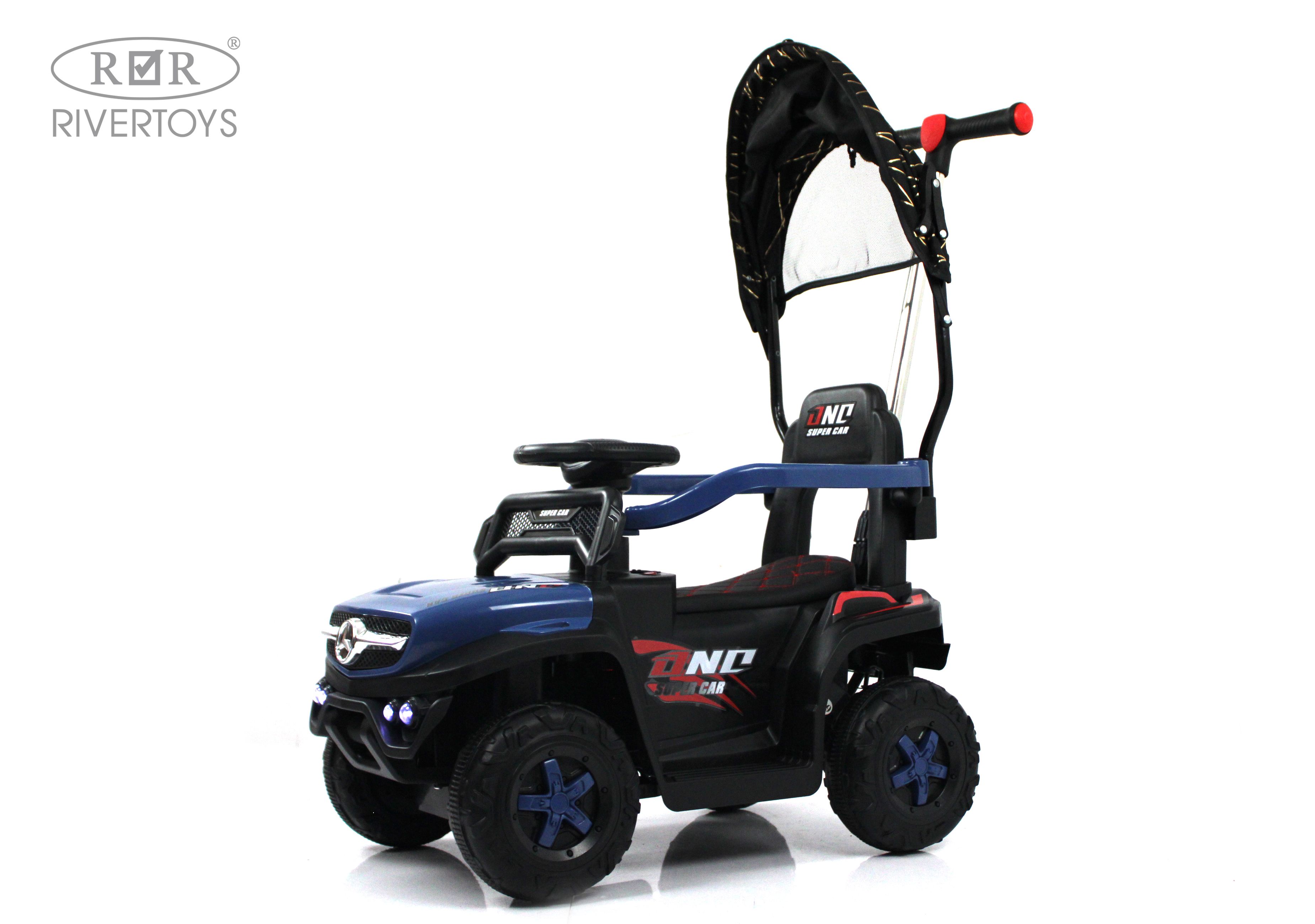 Электромобиль RIVERTOYS G005GG-BLUE С пультом ДУ - фото 7