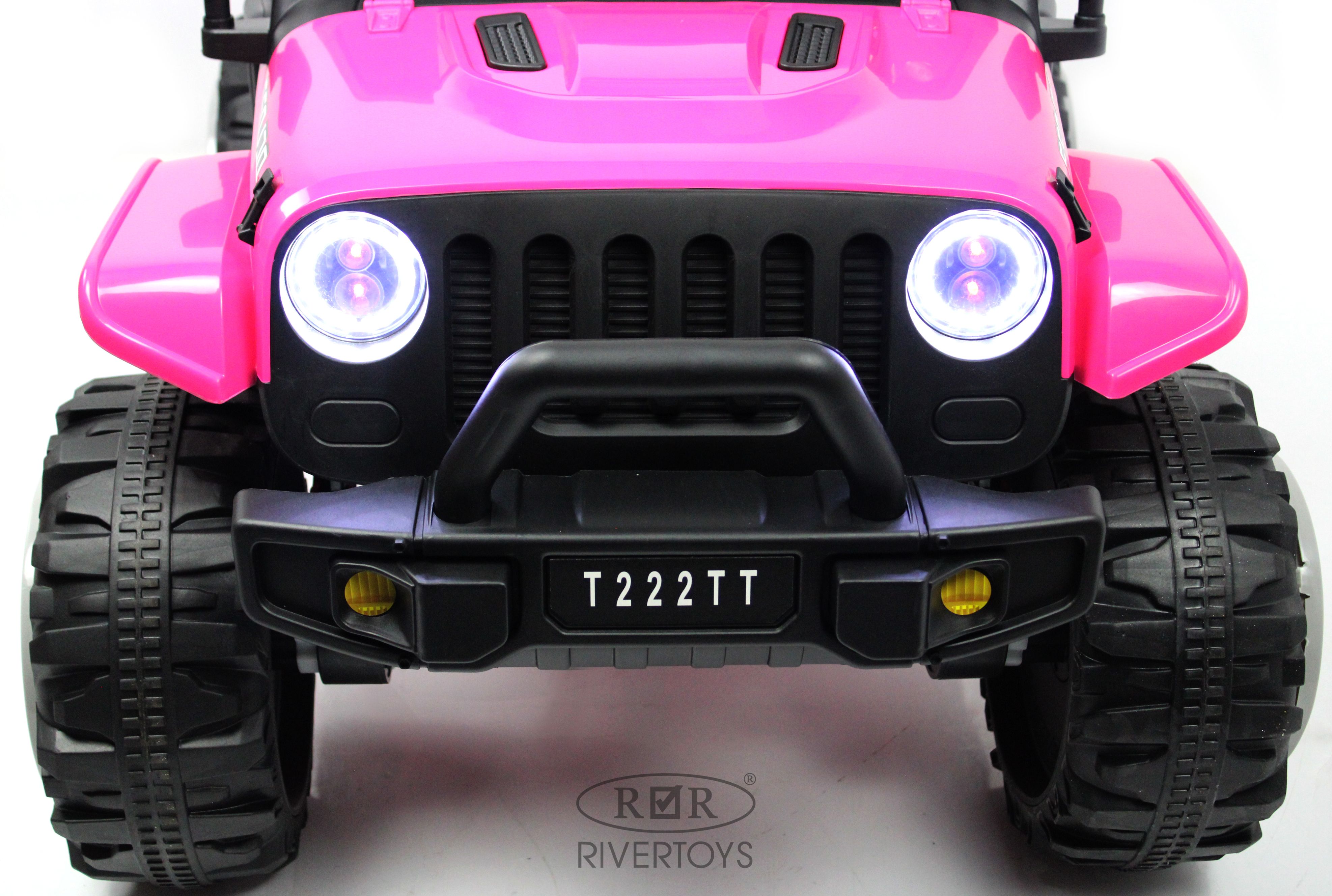 Электромобиль RIVERTOYS T222TT-4WD-PINK С пультом ДУ - фото 27