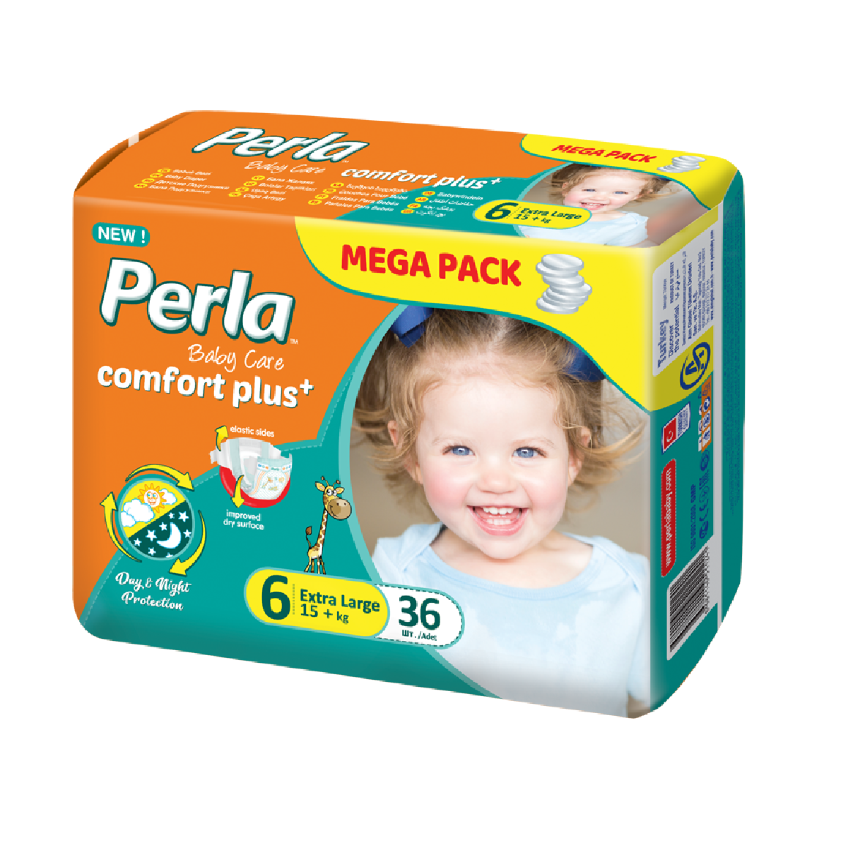 Подгузники Perla 6 36 шт. - фото 6