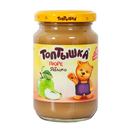 Пюре Топтышка Яблоко с 4 мес 190 г