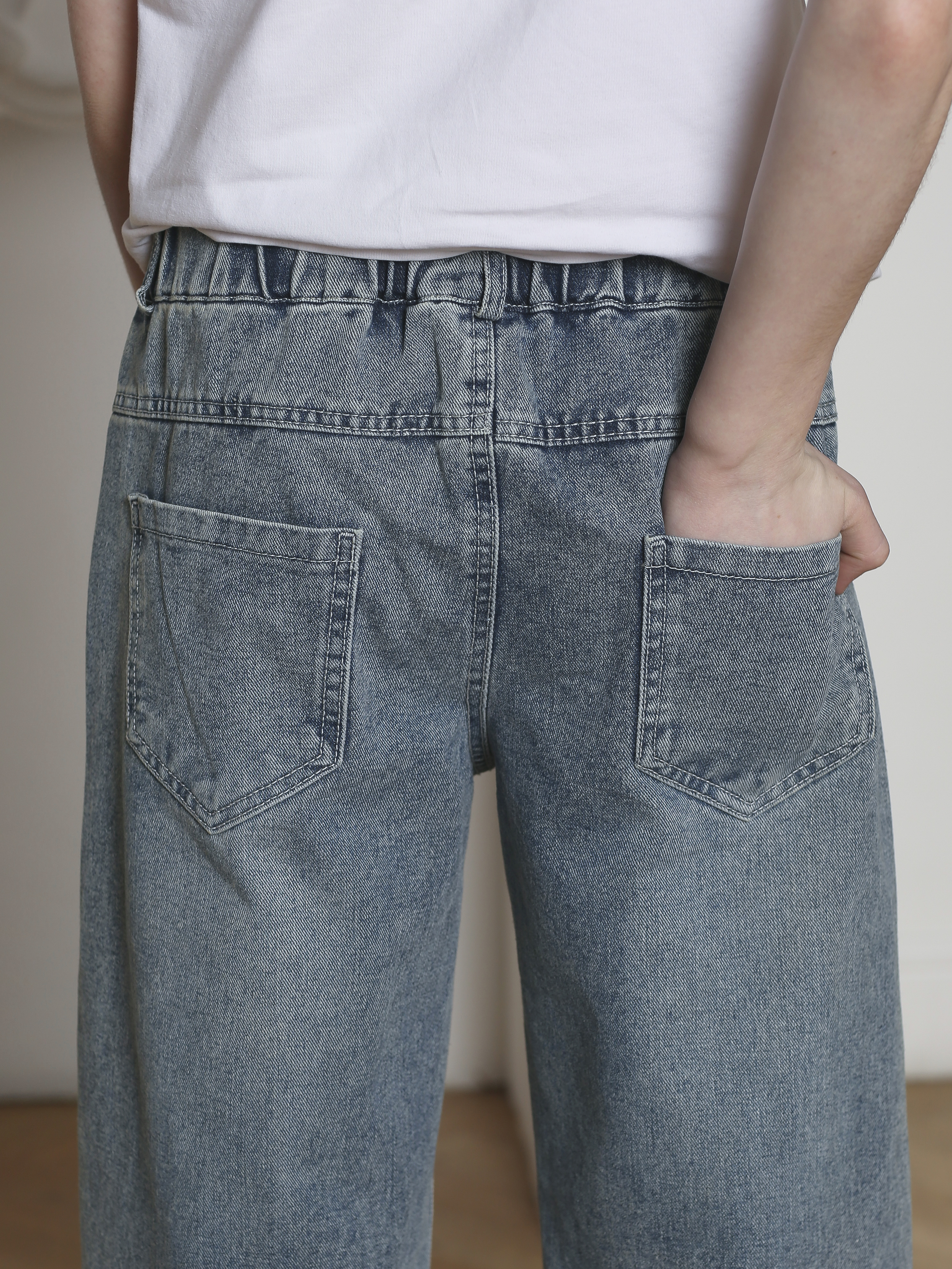 Джинсы-трубы СИНИЙ МИР R167-IL - фото 9