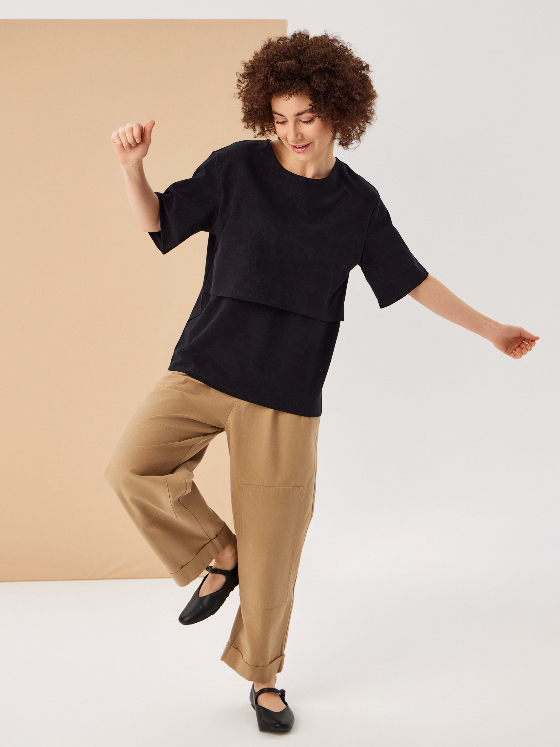 Футболка для кормящих Proud Mom ФВАР-0300-черный - фото 5