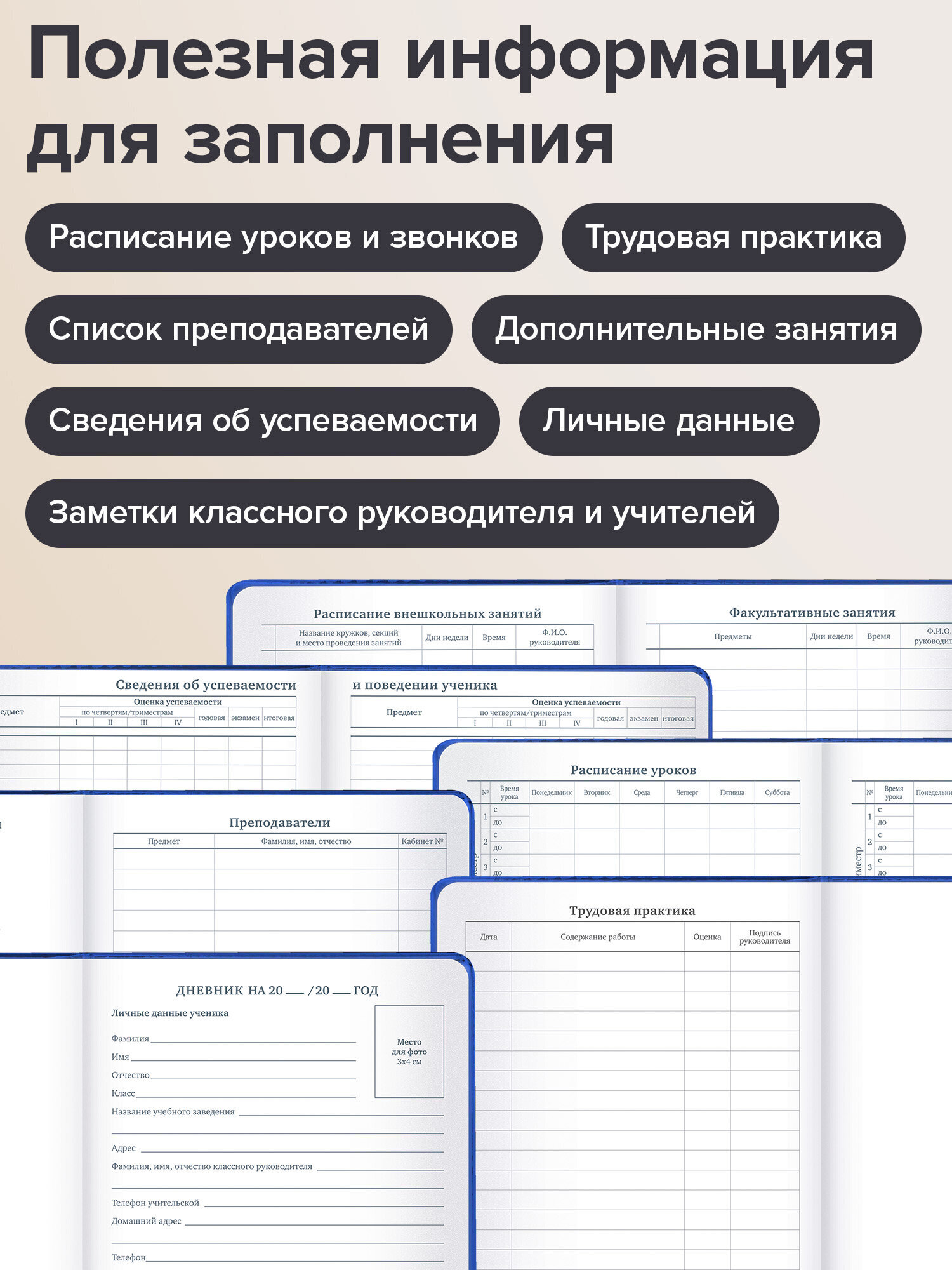 Дневник школьный Brauberg 1-11 класс с котиком канцелярия - фото 4