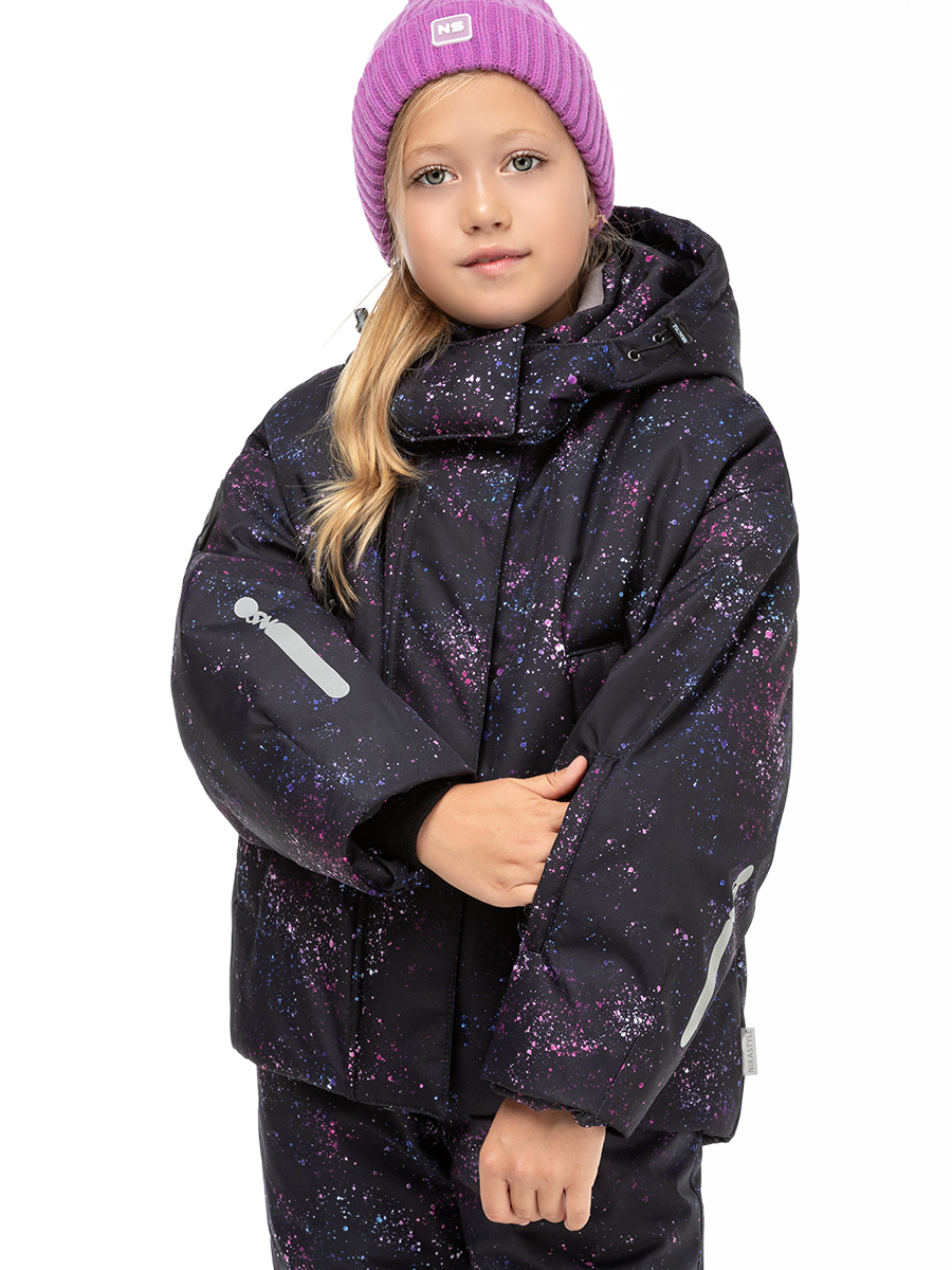 Костюм NIKASTYLE 7з6024 черный/фуксия - фото 3