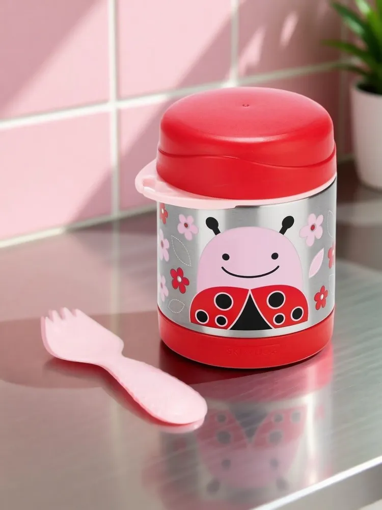Термос Skip Hop со столовым прибором Божья коровка Ливи - фото 2