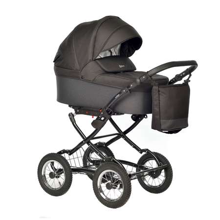 Коляска 2в1 Indigo Barbara Classic 06 черный