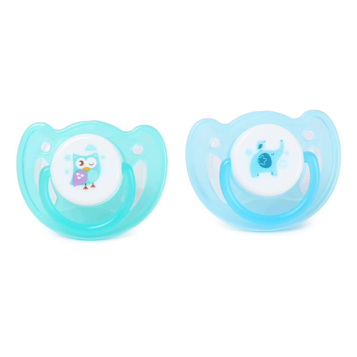 Пустышка BabyGo силикон ортодонтическая от 6 мес. 2 шт. - фото 1