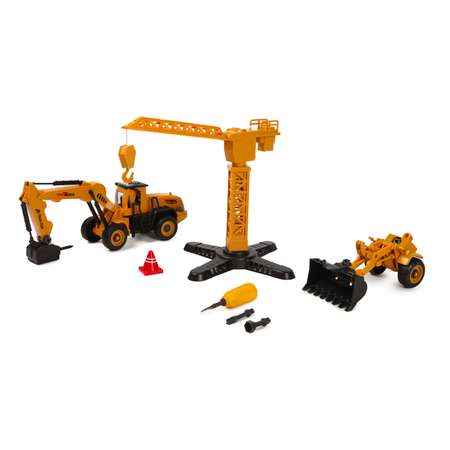 Конструктор Mobicaro Экскаватор сборная игровая модель