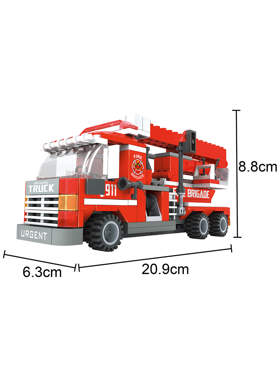 Конструктор KEYIXING Пожарные 697 дет. - фото 2