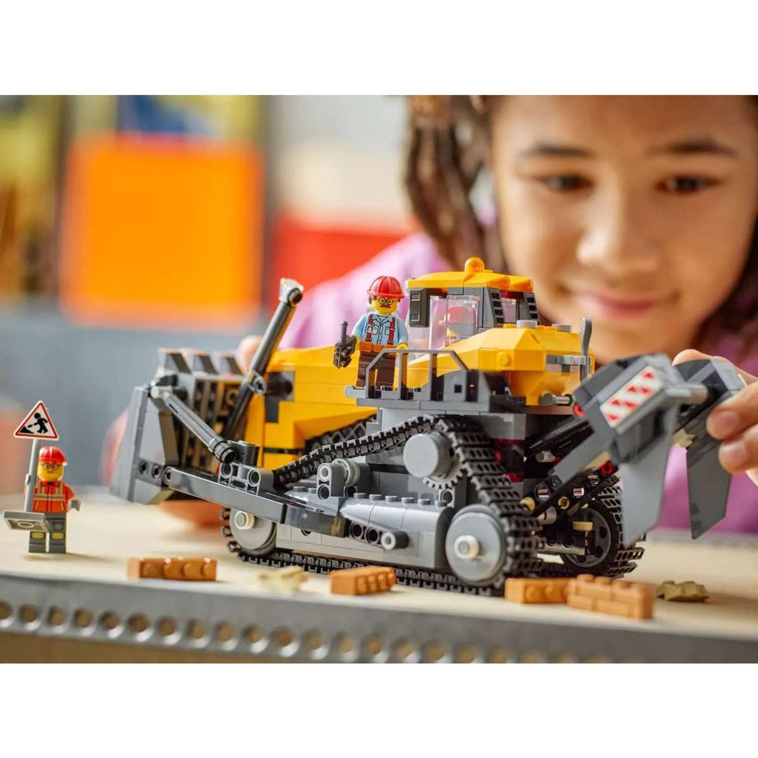 Конструктор LEGO City Желтый бульдозер - фото 9