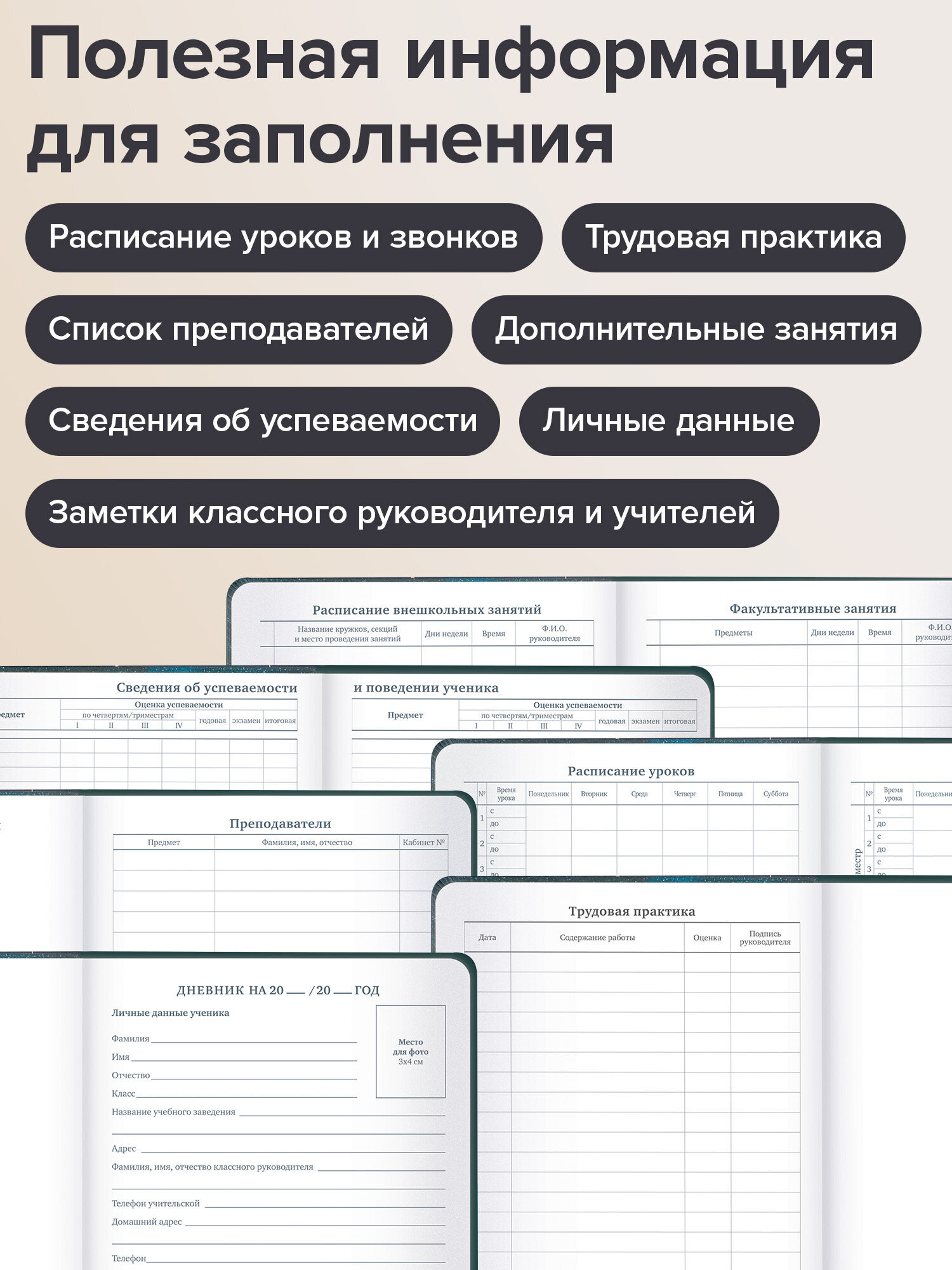 Дневник школьный Brauberg 1-11 класс - фото 4