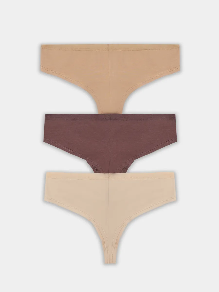 Трусы 3 шт Mark Formelle (Марк Формэль) 412247H-3/ирландский кофе1 - фото 9