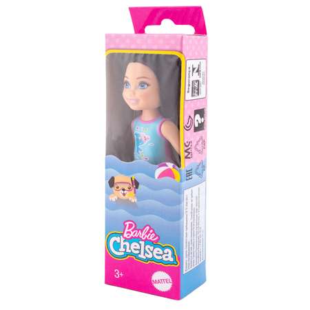 Кукла модельная Mattel Челси в купальнике с дельфином