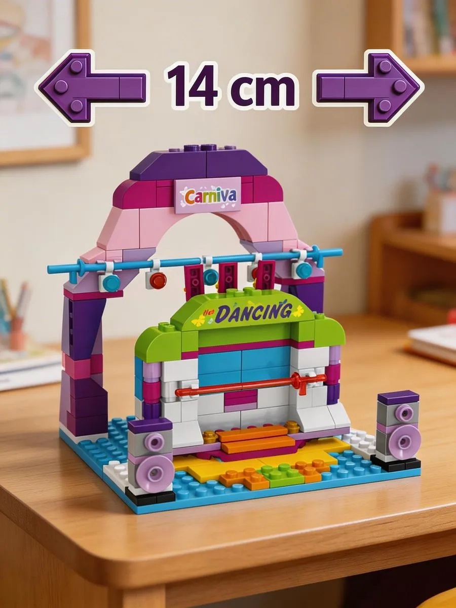 Конструктор KEYIXING Розовая мечта 243 дет. - фото 3