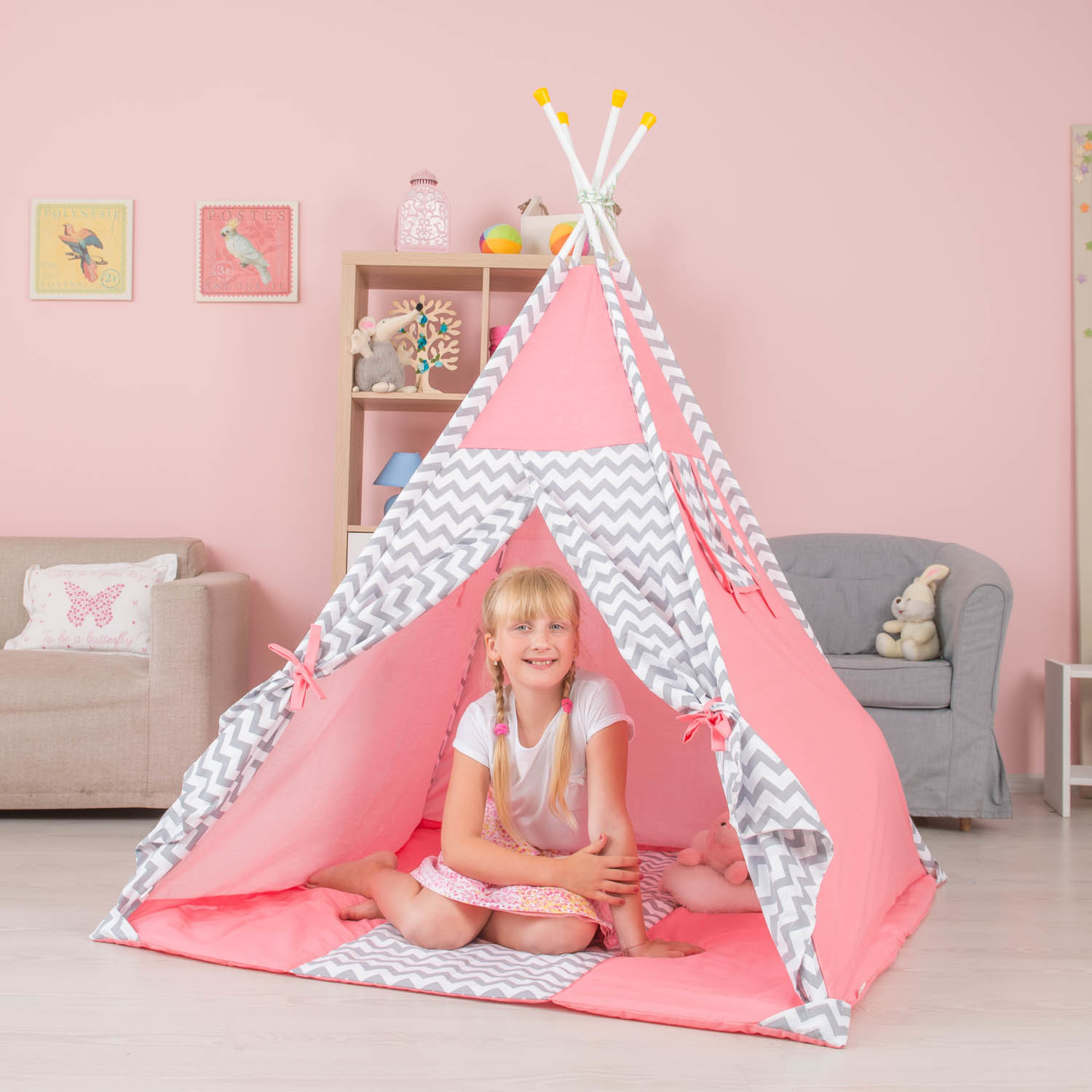 Палатка Polini kids Зигзаг - фото 12