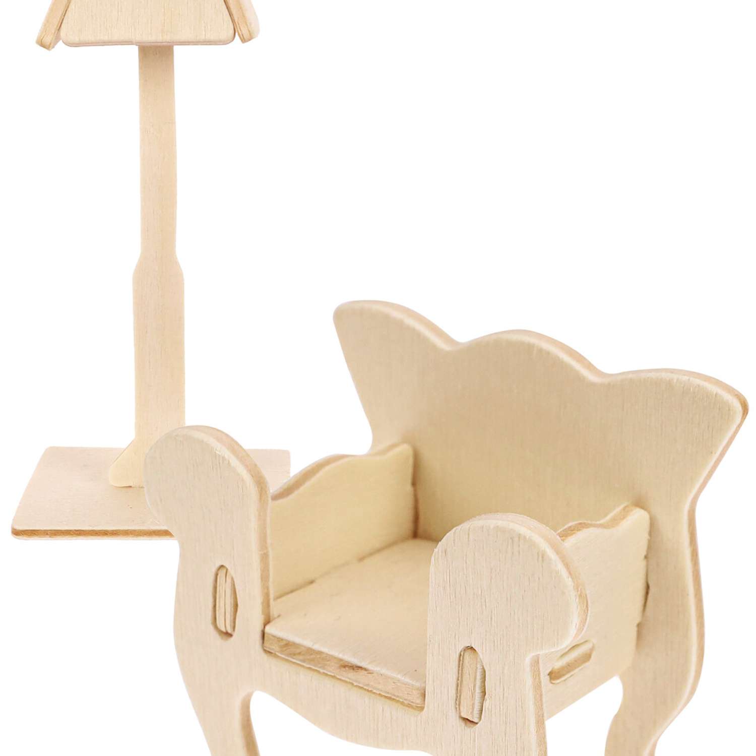 Конструктор Рыжий кот деревянный - фото 4