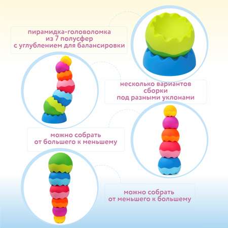 Игрушка Fat Brain пирамидка Toy
