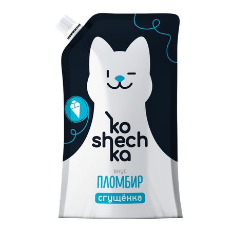 Сгущенка KO SHECH KA со вкусом пломбир дой-пак 270г