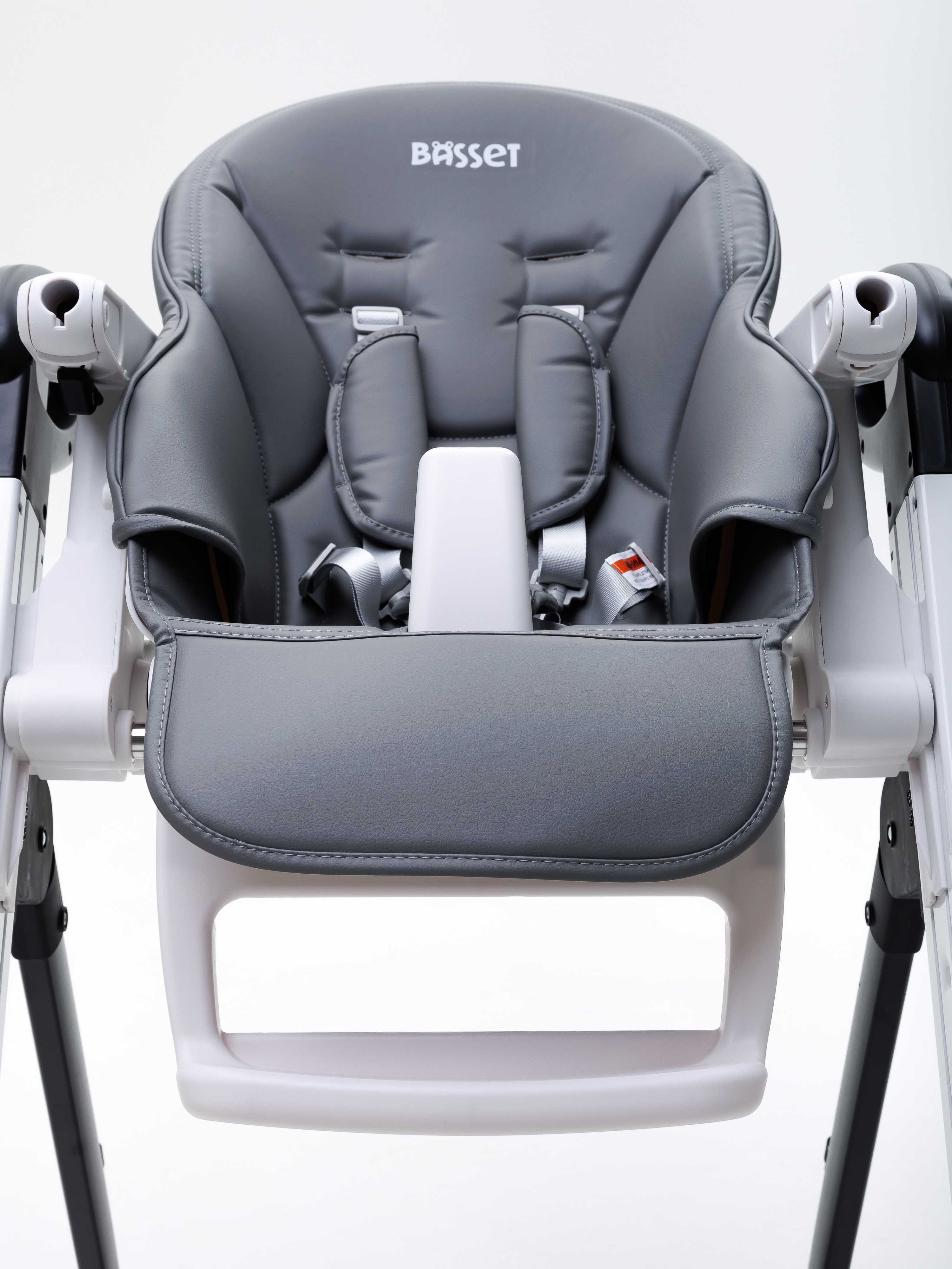 Стульчик для кормления BASSET B2 серый - фото 16