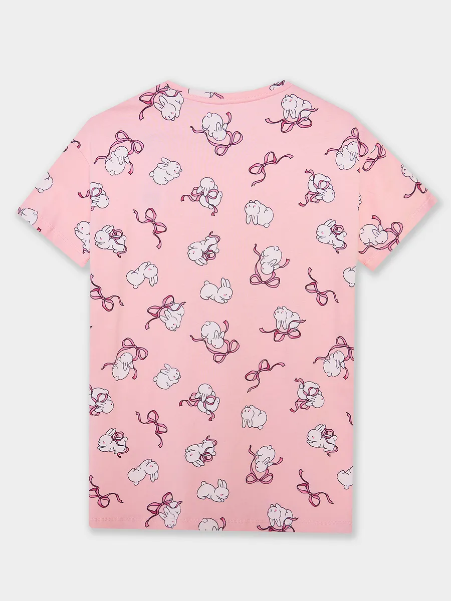 Сорочка ночная Mark Formelle (Марк Формэль) 577717/зайчики на розовом - фото 6