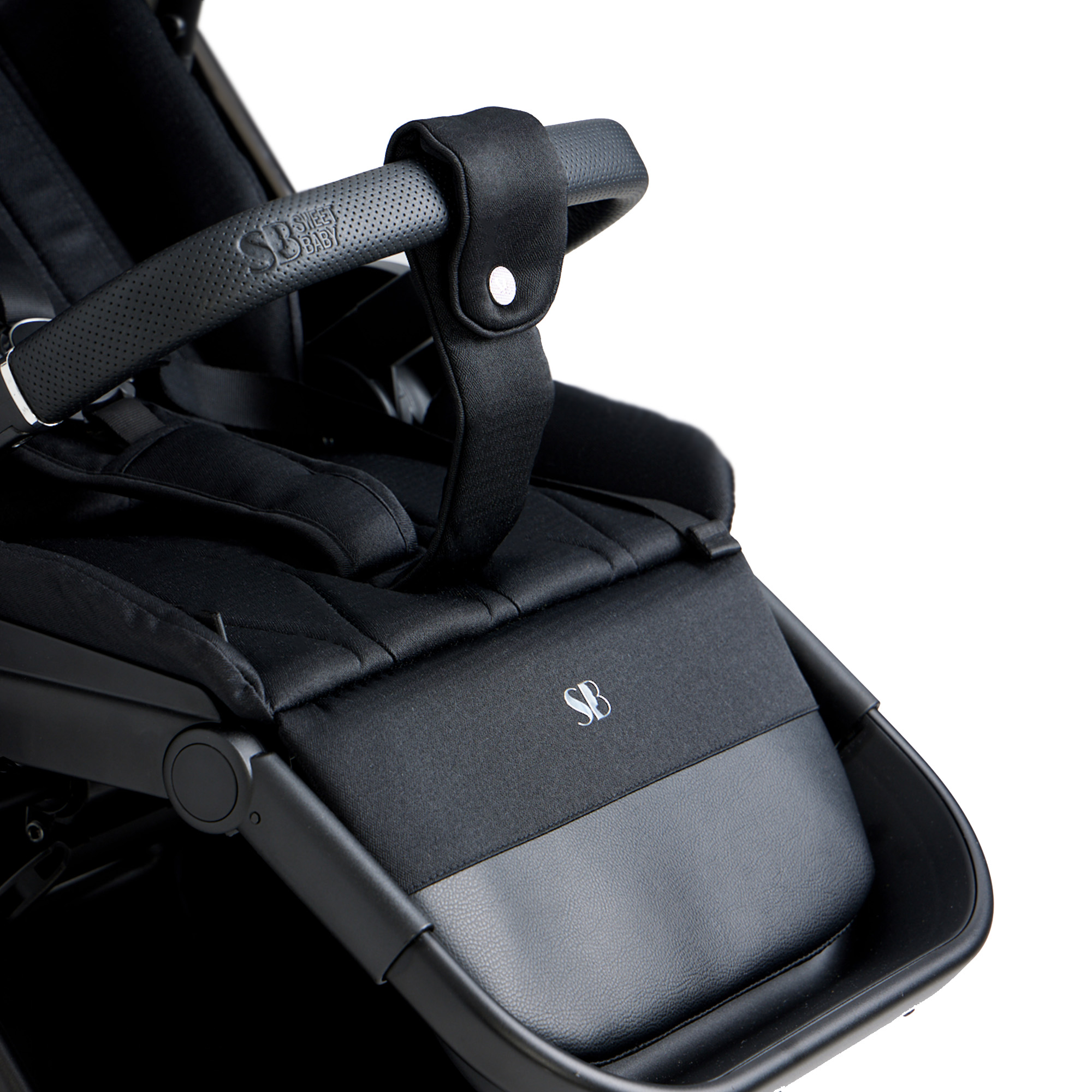 Коляска 3в1 Sweet Baby Elegante Chrome Black черный - фото 38