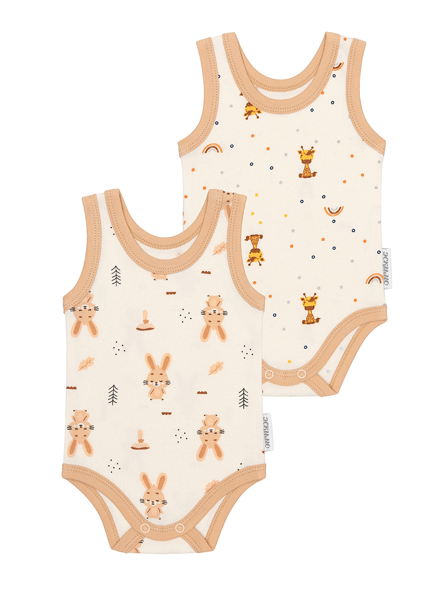 Изображение товара Комплект боди-майка 2 шт Эскимо для новорожденных легкий комфортный