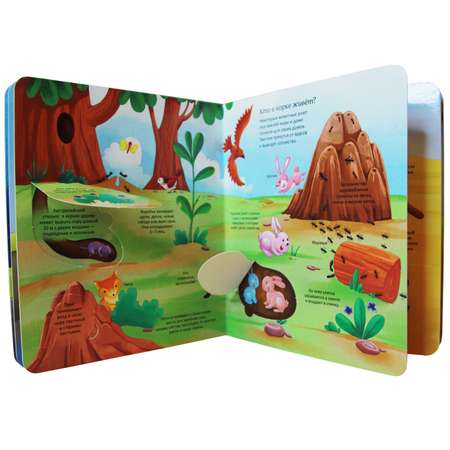 Книга Животные Энциклопедия с окошками