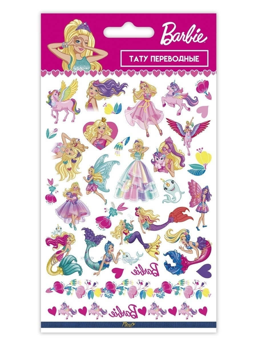Временные татуировки PRIORITY Барби - фото 1