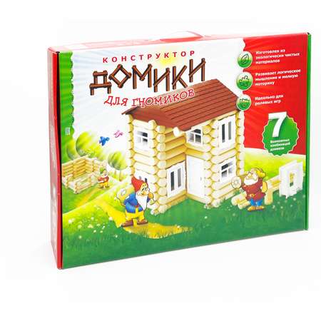 Конструктор ЭРА фабрика игрушек Домики для Гномиков блочный