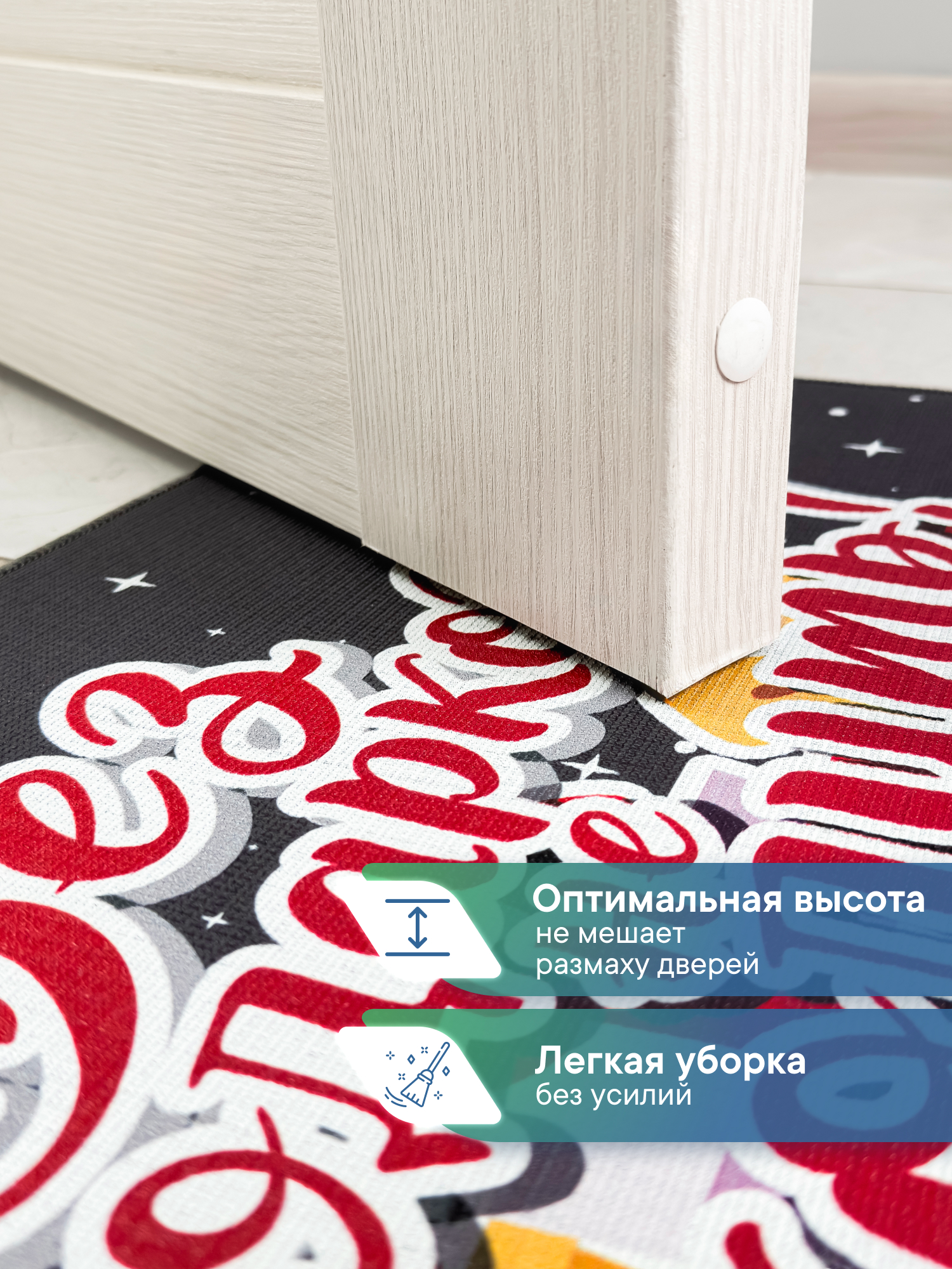 Ковёр придверный VILINA Элемент 40 x 60 см 1 шт. - фото 2